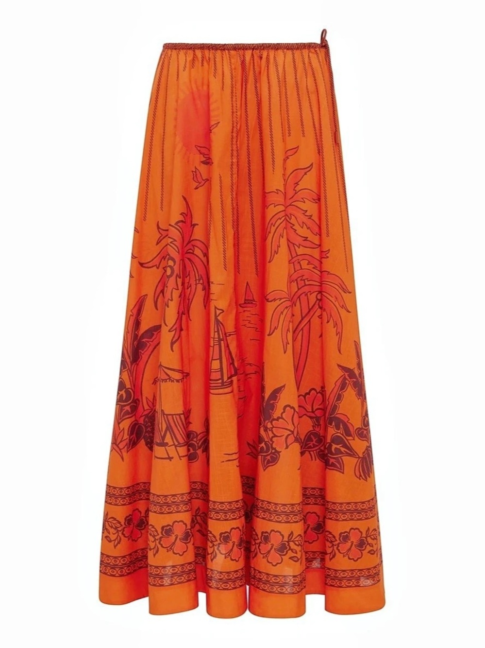 ALÉMAIS Boathouse Midi Skirt Size US4